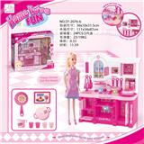 OBL888258 - KITCHEN SERIES AND MATCHING AND KITCHEN BARBIE BARBIE COLOR LIGHTING SOUND