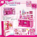 OBL888263 - KITCHEN SERIES AND MATCHING AND KITCHEN REFRIGERATOR BARBIE COLOR LIGHTING SOUND