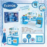 OBL888345 - SPLIT CABINET AND 9-INCH BARBIE ICE AND SNOW