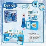 OBL888347 - SPLIT CABINET AND 9-INCH BARBIE ICE AND SNOW