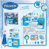 OBL888348 - SPLIT CABINET AND 9-INCH BARBIE ICE AND SNOW