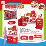 OBL888364 - SPLIT CABINET AND BARBIE RED LIGHT SOUND