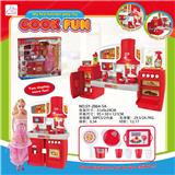 OBL888369 - SPLIT CABINET AND BARBIE RED LIGHT SOUND