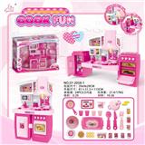 OBL888472 - 可分体橱柜粉红灯光声音