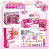 OBL888478 - 可分体橱柜粉红灯光声音