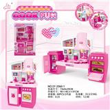 OBL888485 - 可分体橱柜粉红灯光声音