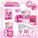 OBL888486 - 可分体橱柜粉红灯光声音