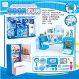 OBL888504 - 可分体橱柜蓝色灯光声音