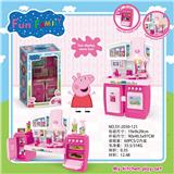 OBL888522 - 可分体橱柜小猪佩奇灯光声音