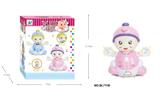 OBL889268 - 万向电动灯光音乐卡通女娃娃