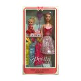 OBL889394 - 11.5-inch heavy body live hand barbie with balloon child hanging skirt
