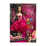 OBL889395 - 11.5-inch heavy body live hand barbie with shoe rack