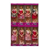 OBL889415 - 11 inch long hair fashion barbie doll