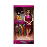 OBL889419 - 11 inch 11 joint long hair daily fashion barbie doll