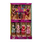 OBL889435 - 11 inch long hair fashion barbie doll