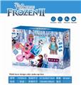 OBL889485 - ICE SNOW PRINCESS DIY THREE LAYER MAKEUP WITH DOLL