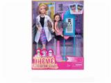 OBL889515 - New theme 11.5-inch full body 11 joint long hair fashion short skirt barbie
