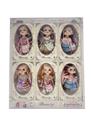 OBL889538 - 6-inch solid 12 joint 3d real eye russian doll