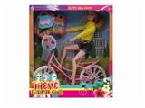 OBL889565 - High grade 11.5-inch 11 joint solid body theme bicycle fashion barbie