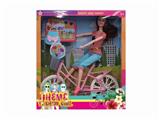 OBL889566 - High grade 11.5-inch 11 joint solid body theme bicycle fashion barbie