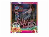 OBL889567 - High grade 11.5-inch 11 joint solid body theme bicycle fashion barbie