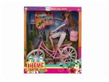 OBL889569 - High grade 11.5-inch 11 joint solid body theme bicycle fashion barbie