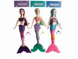 OBL889581 - High grade solid 11.5-inch mermaid barbie