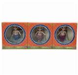OBL889594 - 6-inch solid 13 joint 3d real eye mermaid exquisite little lori