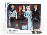 OBL889625 - The 4th generation 11.5-inch real body 12 joint snow princess and empty body snow prince
