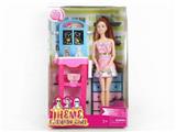 OBL889653 - High grade pet theme 11.5 inch solid 11 joint fashion short skirt barbie