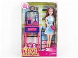 OBL889654 - High end theme 11.5 inch solid 11 joint fashion short skirt barbie