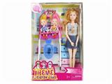 OBL889657 - High end theme 11.5 inch solid 11 joint fashion short skirt barbie