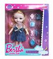 OBL889792 - 6-inch 13 joint 3d eye fashion bertha doll solid body
