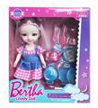 OBL889794 - 6-inch 13 joint 3d eye fashion bertha doll solid body