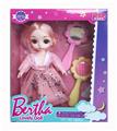 OBL889797 - 6-inch 13 joint 3d eye fashion bertha doll solid body