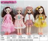 OBL889979 - 12 \30 cm 13 joint solid 3d real eye loli doll fashion wear