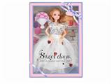 OBL890147 - High grade 11.5 \9-joint solid wedding dress large skirt 3d eye barbie