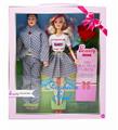 OBL890178 - 11.5-inch solid 9-joint fashion skirt barbie and live hand man