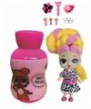 OBL890208 - New 3rd generation gourd bottle 5-inch solid omg.lol marshmallow head hairstyle doll