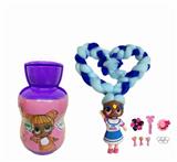 OBL890213 - New 3rd generation gourd bottle 5-inch solid omg.lol marshmallow head hairstyle doll