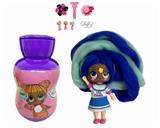 OBL890216 - New 3rd generation gourd bottle 5-inch solid omg.lol marshmallow head hairstyle doll