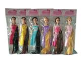 OBL890220 - 6 high-end 11.5-inch real princess barbie with long hair