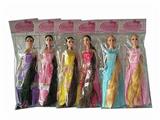 OBL890222 - 6 high-end 11.5-inch real princess barbie with long hair
