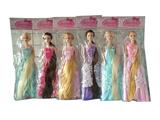 OBL890226 - 6 high-end 11.5-inch real princess barbie with long hair