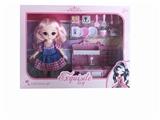 OBL890246 - 6-inch solid 13 joint 3d real eye bjd lori simulation eye doll