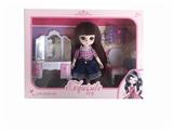 OBL890247 - 6-inch solid 13 joint 3d real eye bjd lori simulation eye doll