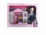 OBL890248 - 6-inch solid 13 joint 3d real eye bjd lori simulation eye doll