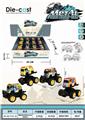 OBL890262 - Crash deformation stunt alloy car (graffiti car)