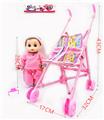 OBL890288 - 12 inch silent boy with cart bottle