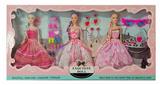 OBL890389 - 11.5-inch solid 3 sister barbie
